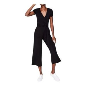 Boden Ellen Jersey Jumpsuit, Black, 10P